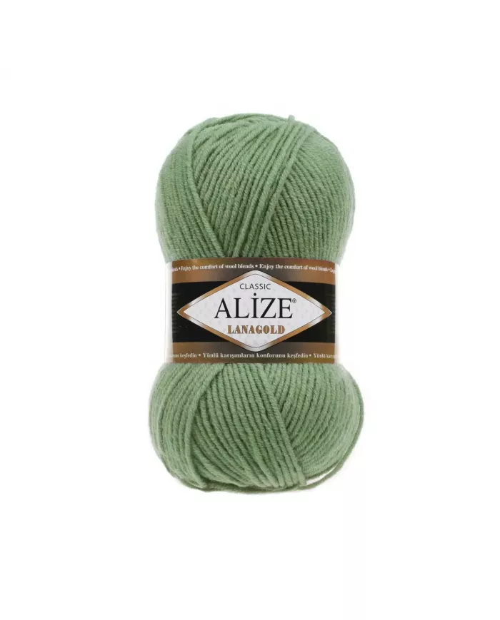 Нитки Alize LanaGold, Срібна сосна №180 Нитки Alize LanaGold, Срібна сосна №180