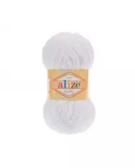 Нитки Alize Softy, Білий №55