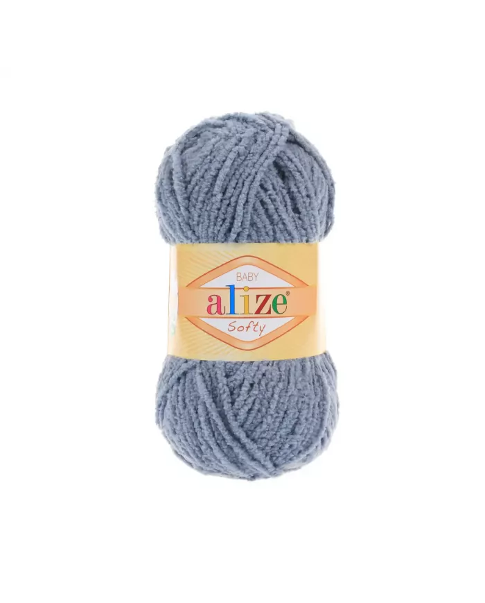 Нитки Alize Softy, Сірий №119