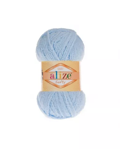 Нитки Alize Softy, Світло-блакитний №183 Нитки Alize Softy, Світло-блакитний №183