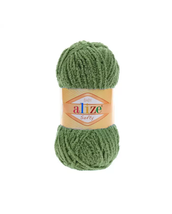 Нитки Alize Softy, Зелена черепаха №485