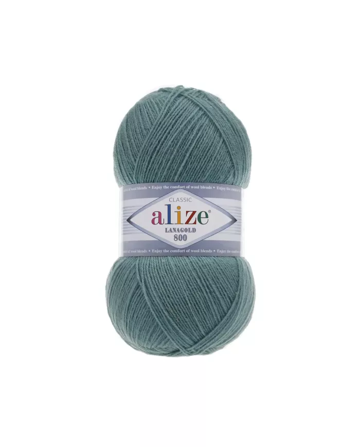 Alize LanaGold 800, Лазурний №386