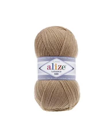 Alize LanaGold 800, Темно-бежевий №466 Alize LanaGold 800, Темно-бежевий №466