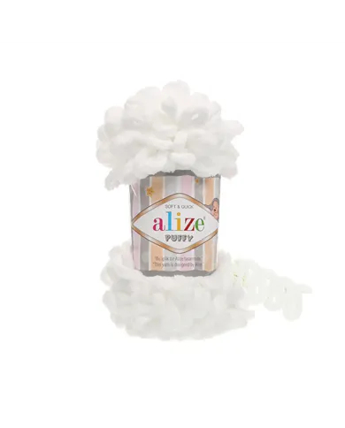 Alize Puffy, Білий №55 Alize Puffy, Білий №55