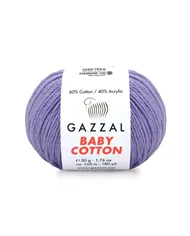 Gazzal Cotton Baby, Бузок №3420 Gazzal Cotton Baby, Бузок №3420