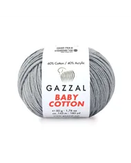 Gazzal Cotton Baby, Сірий №3430 Gazzal Cotton Baby, Сірий №3430