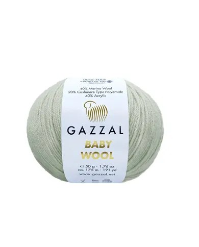 Gazzal Baby Wool, Світло-сірий №817 Gazzal Baby Wool, Світло-сірий №817