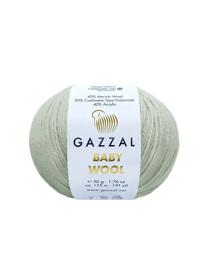 Gazzal Baby Wool, Світло-сірий №817