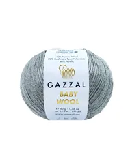Gazzal Baby Wool, Сталевий №818