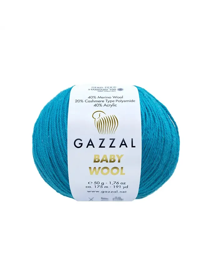 Gazzal Baby Wool, Синій №822