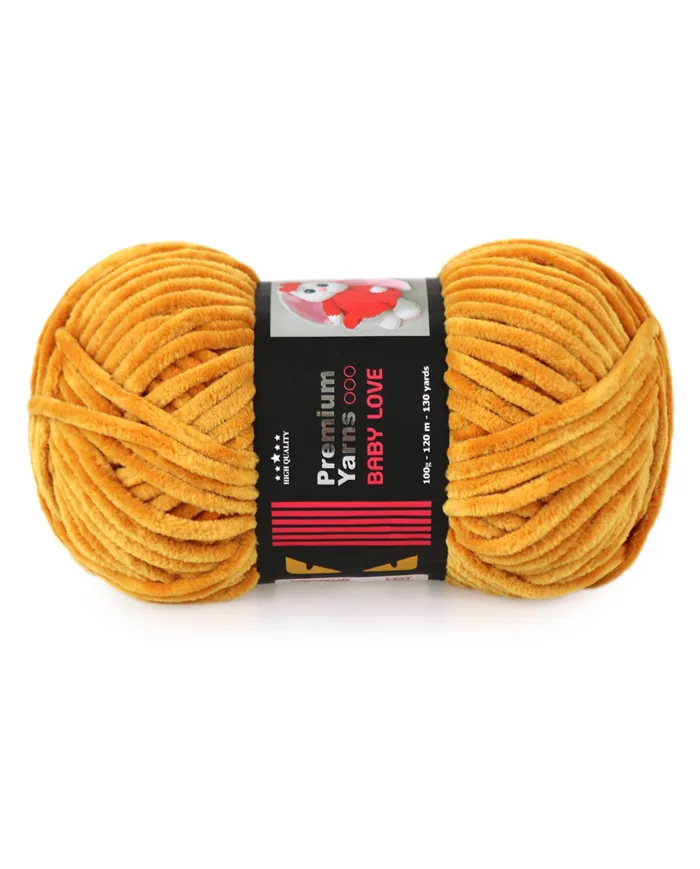 Premium Yarn Baby Love, Гірчиця №330