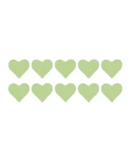 Захист для спиць, зелені сердечка Захист для спиць, зелені сердечка
