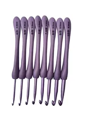 Набір гачків бузкових алюмінієвих, 8 шт.