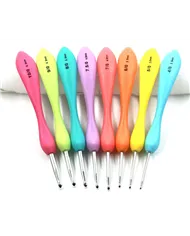 Набір гачків з ергономічною ручкою, 8 шт.