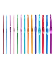 Набір гачків алюмінієвих без ручки, 14 шт.