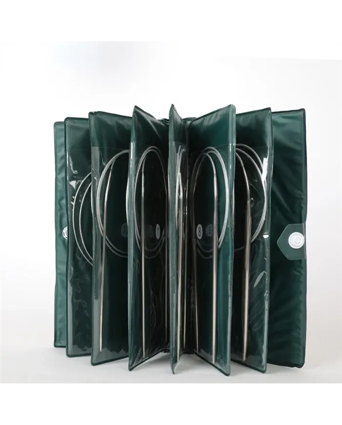 Набір з 11 спиць на тросі у чохлі, 100 см