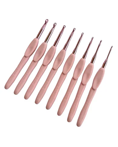 Гачок рожевий з ручкою, 3,5 мм