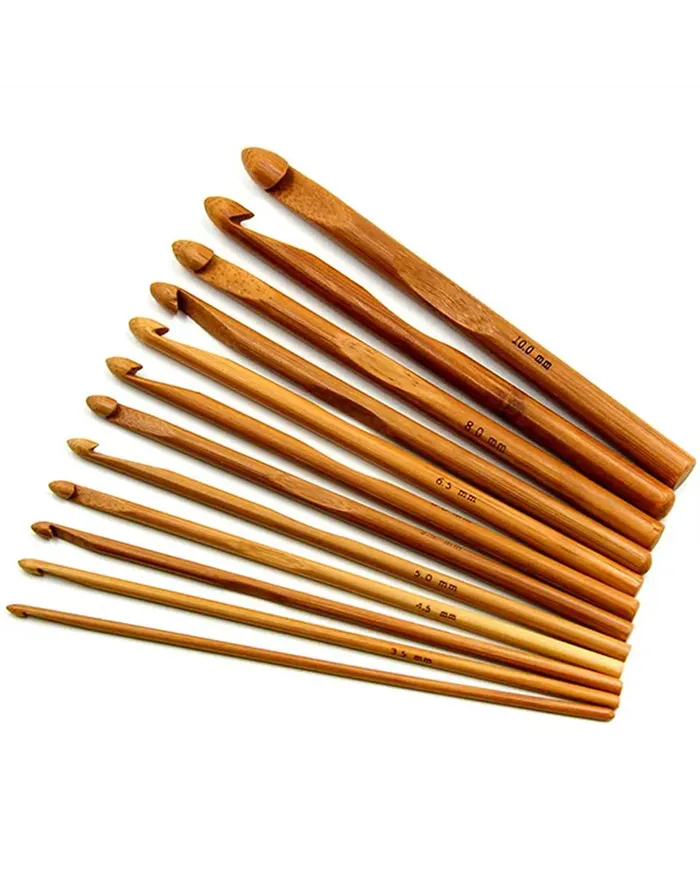 Гачок бамбуковий без ручки, 4 мм