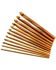 Гачок бамбуковий без ручки, 6,5 мм