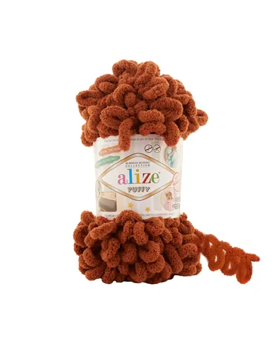 Alize Puffy, терракот №597 Alize Puffy, терракот №597
