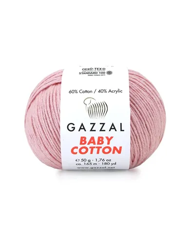 Gazzal Cotton Baby,пудра №3444 Gazzal Cotton Baby,пудра №3444