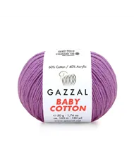 Gazzal Cotton Baby, лиловий №3414 Gazzal Cotton Baby, лиловий №3414