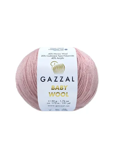 Gazzal Baby Wool, пудра №845 Gazzal Baby Wool, пудра №845