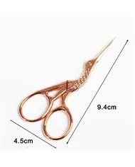 Вінтажні ножиці зі сталі у формі пташки, бронза