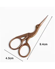 Вінтажні ножиці зі сталі у формі пташки, мідь Вінтажні ножиці зі сталі у формі пташки, мідь