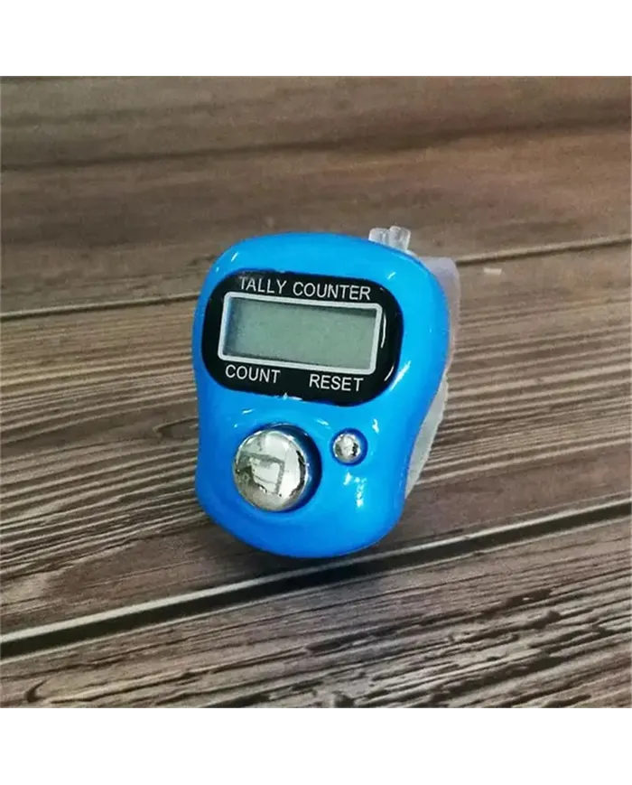 Цифровий лічильник рядів на палець, блакитний
