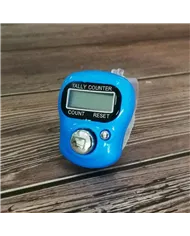 Цифровий лічильник рядів на палець, блакитний