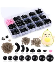 Носик трикутний чорний для іграшок, 7*9 мм