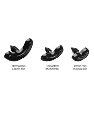 Пара очей для іграшок дугою, 9*17 мм