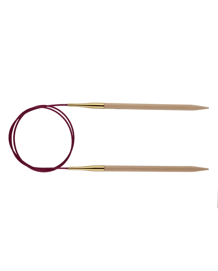 Спиці кругові 40 см Basix Birch Wood Knitpro, 5.00 мм