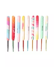 Набір гачків різнокольорових, 9 шт.