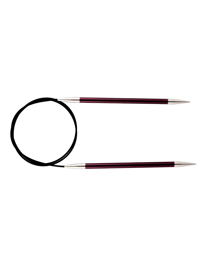 Спиці кругові 40 см Zing KnitPro, 6.00 мм