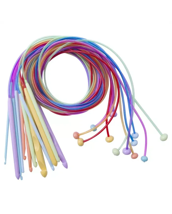 Гачок пластиковий туніський 15см на тросику, 4.0мм (довжина тросика 120 см), Китай