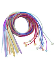 Гачок пластиковий туніський 15см на тросику, 5.0мм (довжина тросика 120 см), Китай