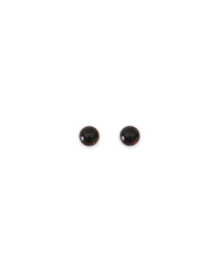 Очі для іграшок із заглушками і райдужною оболонкою, 14 мм, помаранчеві, пара