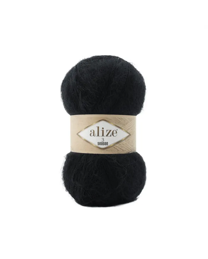 Alize 3 Seasons, 60 чорний
