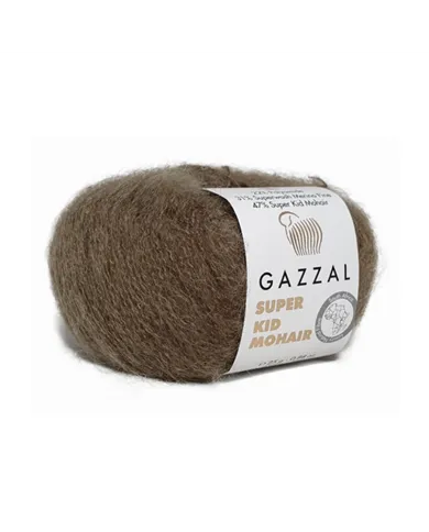 Gazzal Super Kid Mohair, 64403 темно - бежевий Gazzal Super Kid Mohair, 64403 темно - бежевий