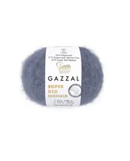 Gazzal Super Kid Mohair, 64411 димчатий
