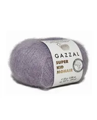 Gazzal Super Kid Mohair, 64413 пастельно-бузковий