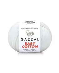 Gazzal Baby Cotton, 3410 білий