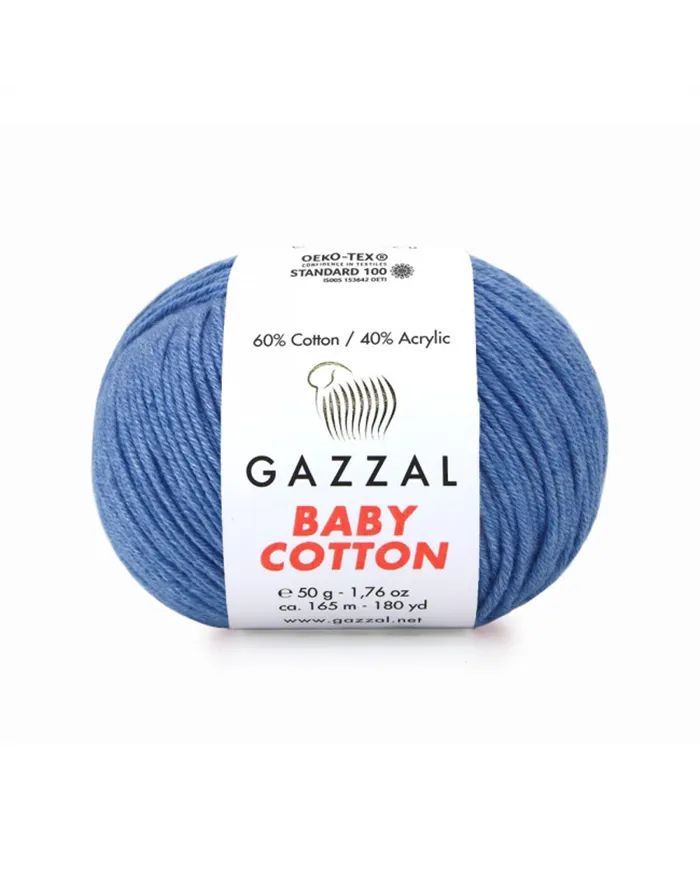 Gazzal Baby Cotton, 3431 джинсовий