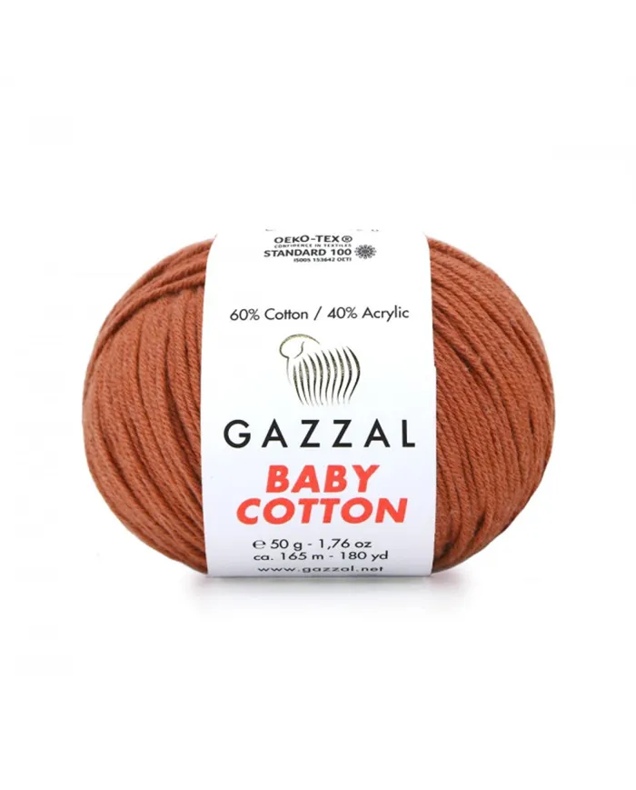 Gazzal Baby Cotton, 3454 теракот