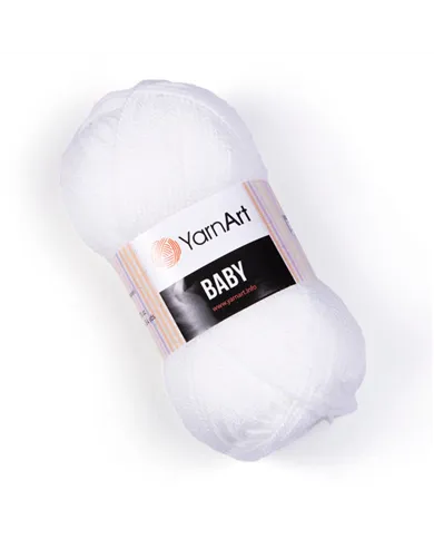 YarnArt Baby, 501 білий YarnArt Baby, 501 білий