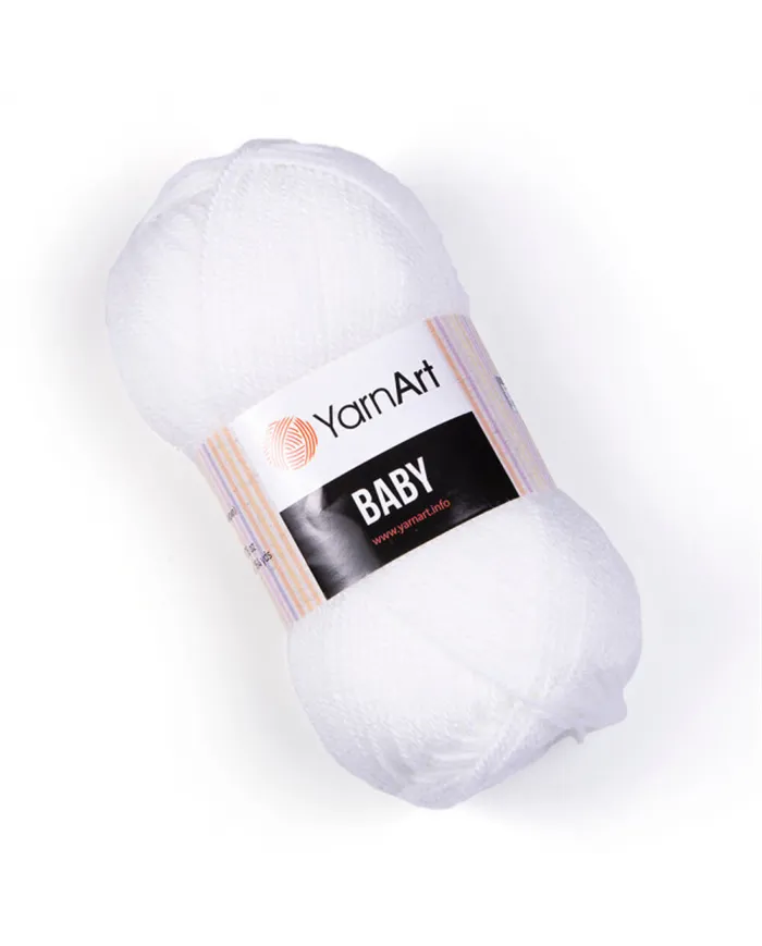 YarnArt Baby, 501 білий