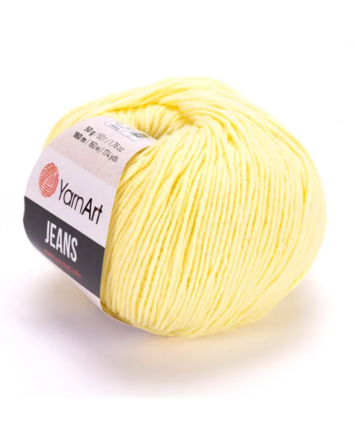 YarnArt Jeans, 67 лимонний