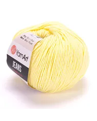 YarnArt Jeans, 67 лимонний